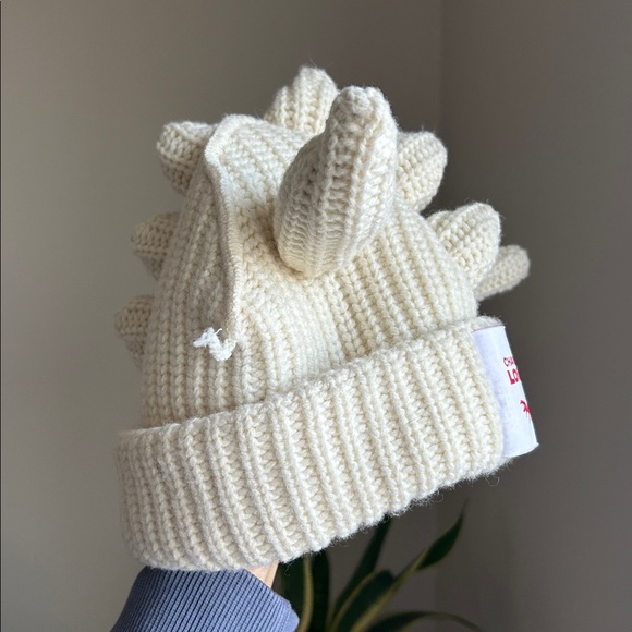 Charles Jeffrey LOVERBOY Off-White Chunky Dragon Beanie - Picture 7 of 14